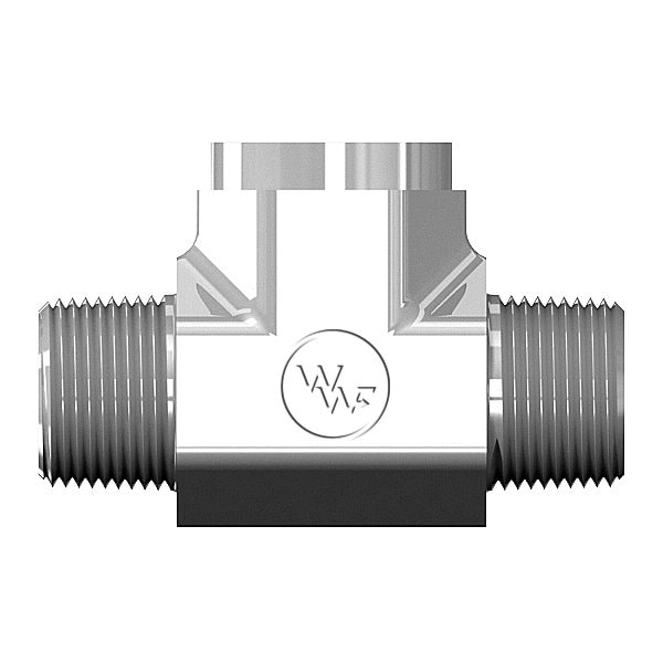 World Wide Fittings Male Pipe to Male Pipe to Female Pipe Branch Tee 5601X12X12X12 - main
